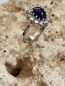 Preview: Saphir-Brillanten Ring 585 WG